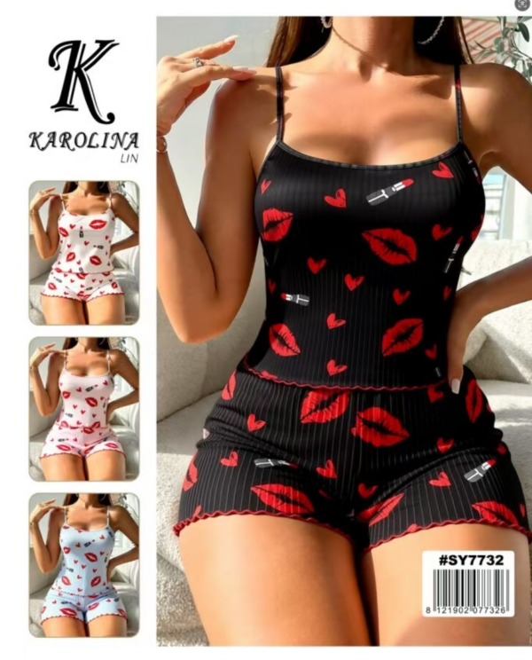 Piżama damska Roz Standard, Mix kolor Paczka 10 szt 1